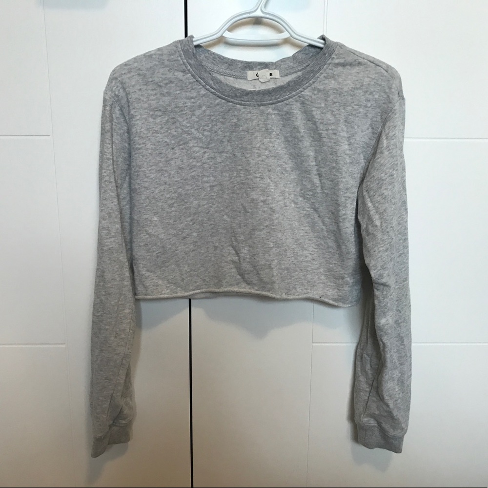 garage longsleeve crop top